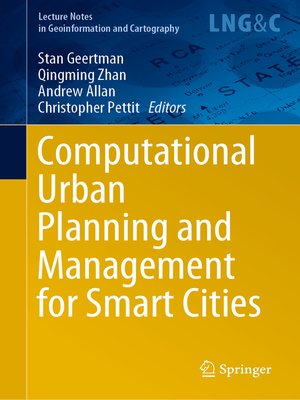 cover image of Computational Urban Planning and Management for Smart Cities